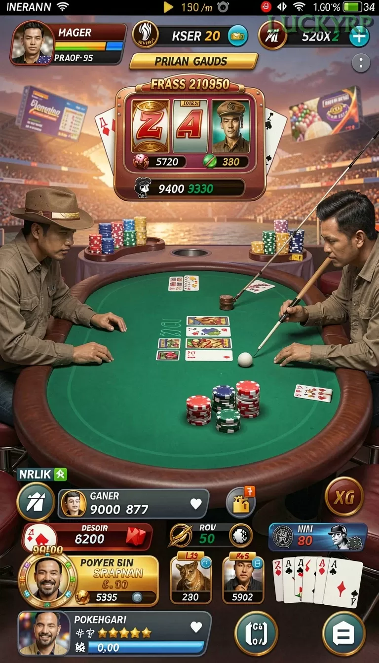 Cuplikan layar SUPWIN777 — menu navigasi